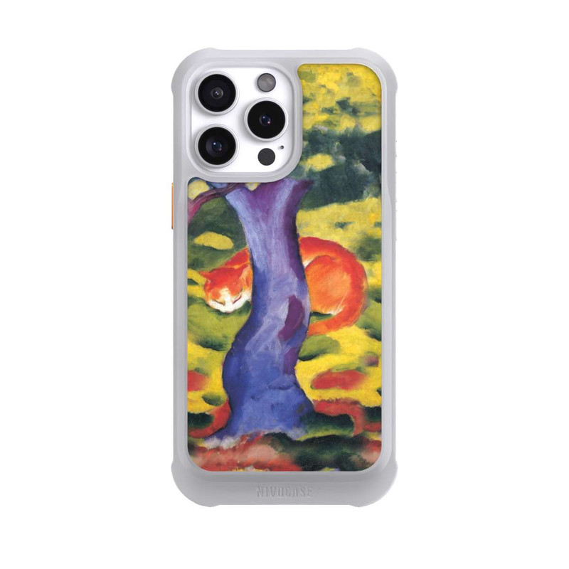 iPhone 16 Pro Max NIVOmax Katze hinter Einem Baum von Franz Marc
