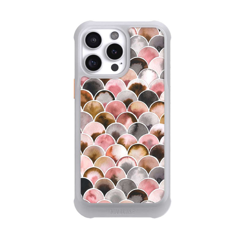 iPhone 16 Pro Max NIVOmax Japandi Scales Pink Brown