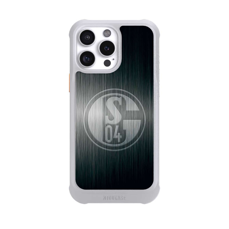 iPhone 16 Pro Max NIVOmax Schalke 04 Metall Look