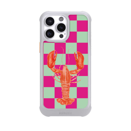Apple iPhone 16 Pro Max NIVOmax Pink Checkers Lobster