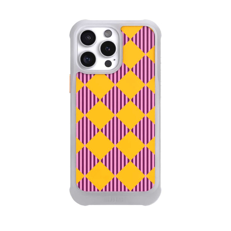 iPhone 16 Pro Max NIVOmax Diamond Pattern Red Yellow