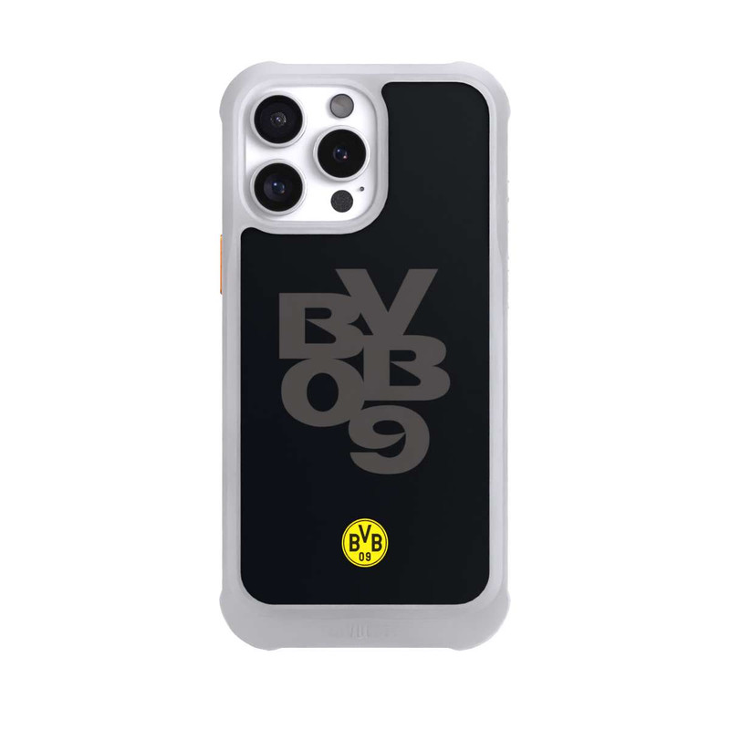 iPhone 16 Pro Max NIVOmax BVB09 Grau Schwarz