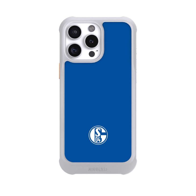 iPhone 16 Pro Max NIVOmax FC Schalke 04 Logo Blau