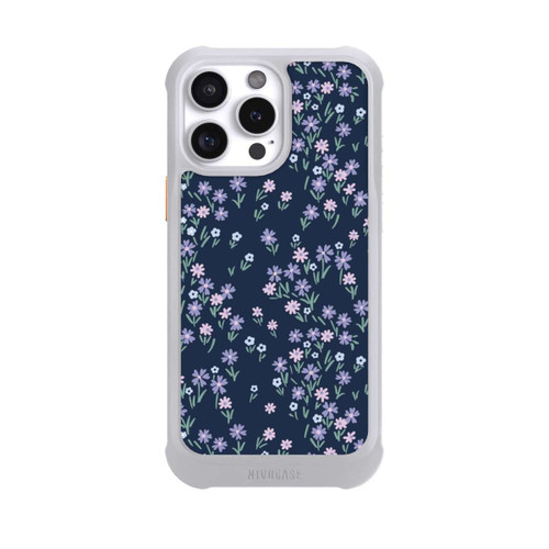 Apple iPhone 16 Pro Max NIVOmax Dark Blue Floral Theme