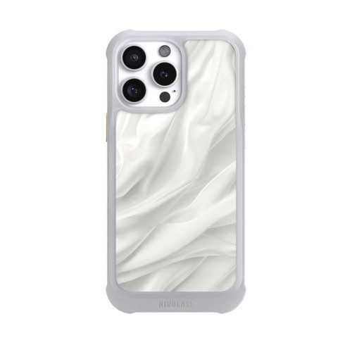Apple iPhone 16 Pro Max NIVOmax Weiße Seidenmatte Textur mit KI