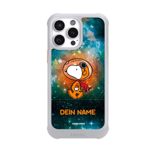 Apple iPhone 16 Pro Max NIVOmax Snoopy Weltraumreisender Personalisierbar