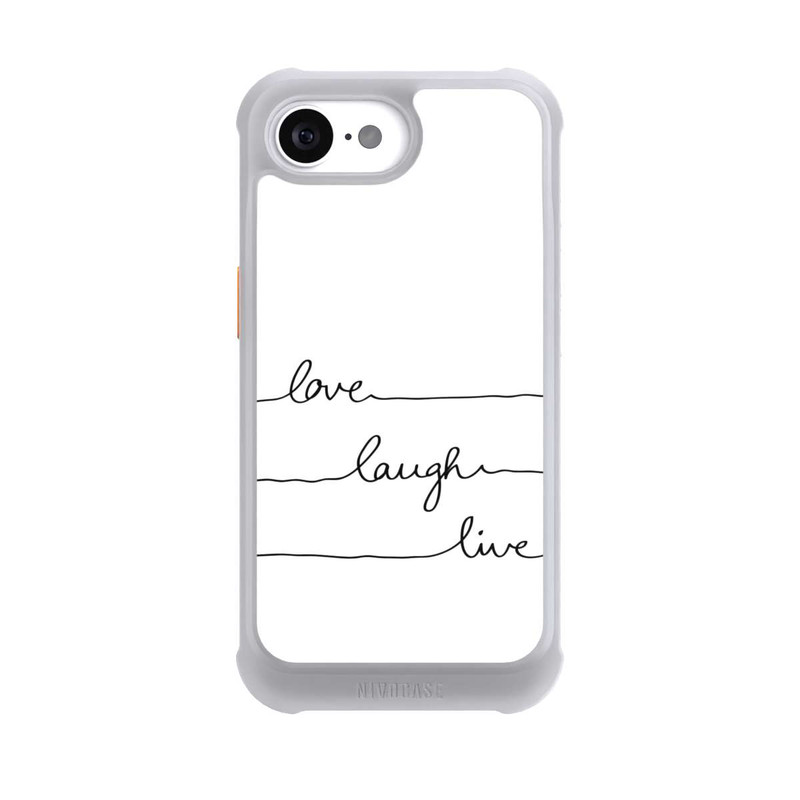 iPhone 16e NIVOmax Love Laugh Live