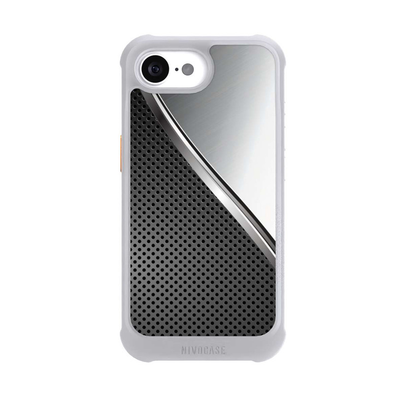 iPhone 16e NIVOmax Surface Métallique en Duo