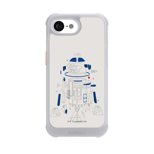 Apple iPhone 16e NIVOmax R2D2 Explosionszeichung - StarWars 8
