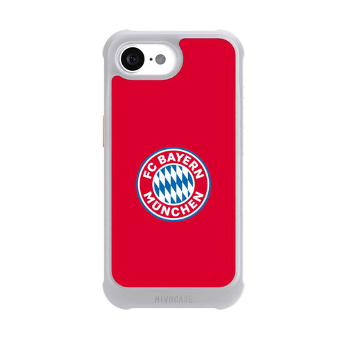 Apple iPhone 16e NIVOmax FCB Logo auf Rot