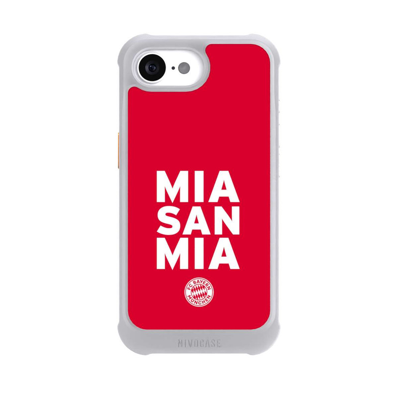 iPhone 16e NIVOmax Mia San Mia FCB red