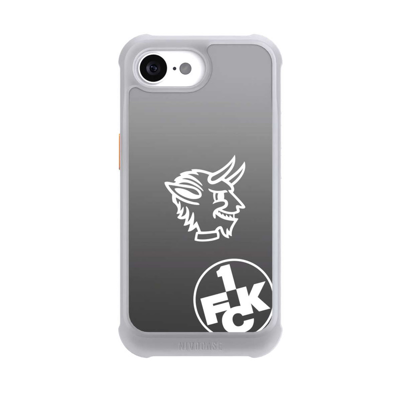 iPhone 16e NIVOmax Teufelskopf FCK auf Schwarz