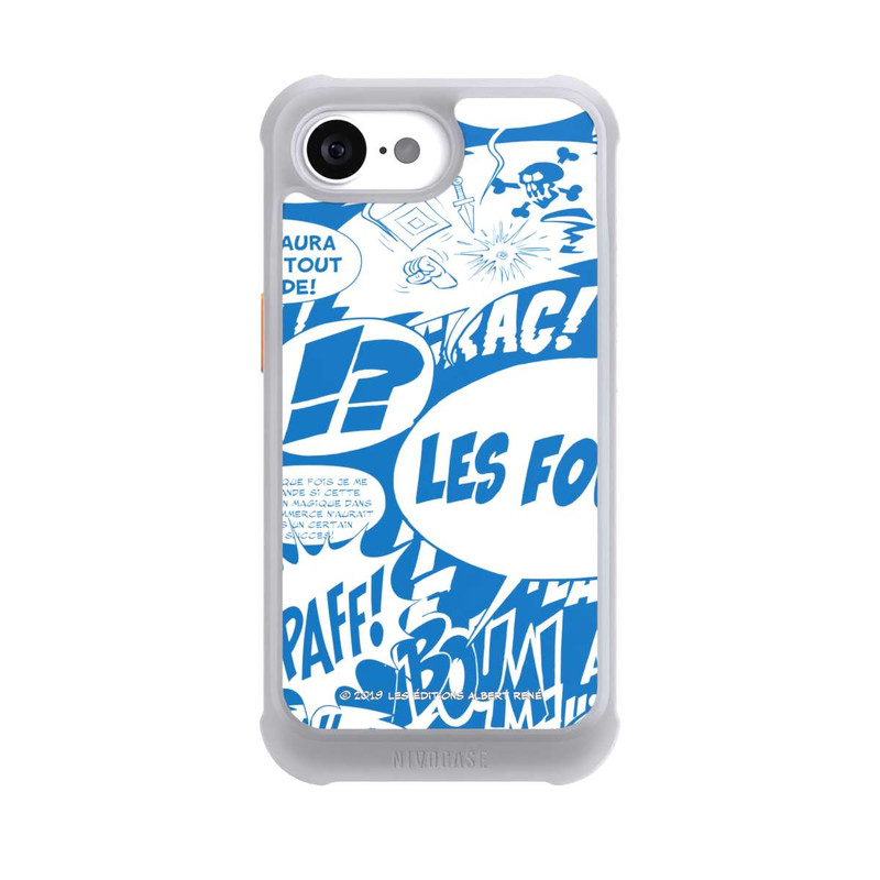 iPhone 16e NIVOmax Speech Bubbles Asterix Blue