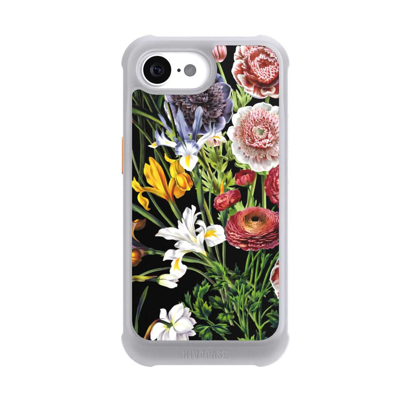 iPhone 16e NIVOmax Altes Blumenmuster