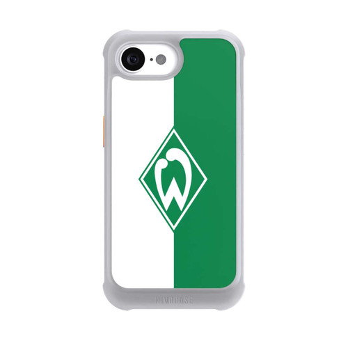Apple iPhone 16e NIVOmax Weiß-Grün - Werder Bremen