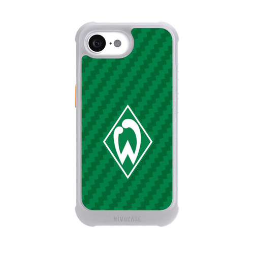Apple iPhone 16e NIVOmax Carbonlook - Werder Bremen