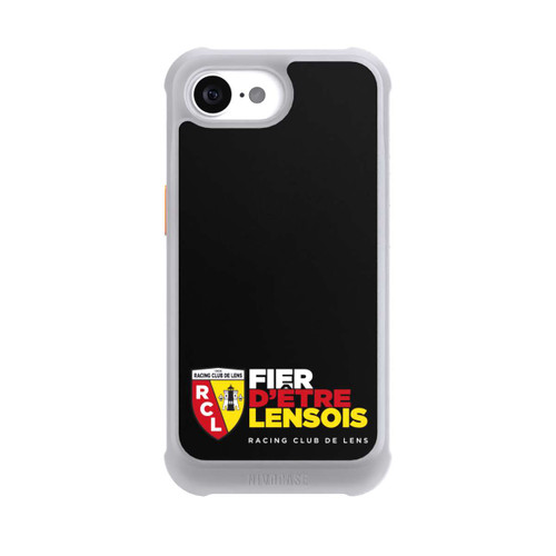 Apple iPhone 16e NIVOmax RC Lens Logo Schwarz Unten
