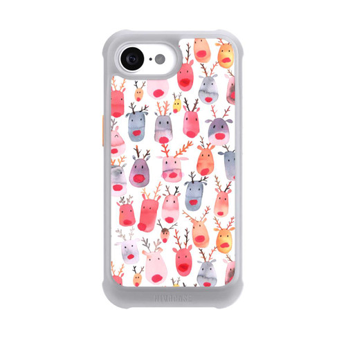 Apple iPhone 16e NIVOmax Aquarelle de renne mignon