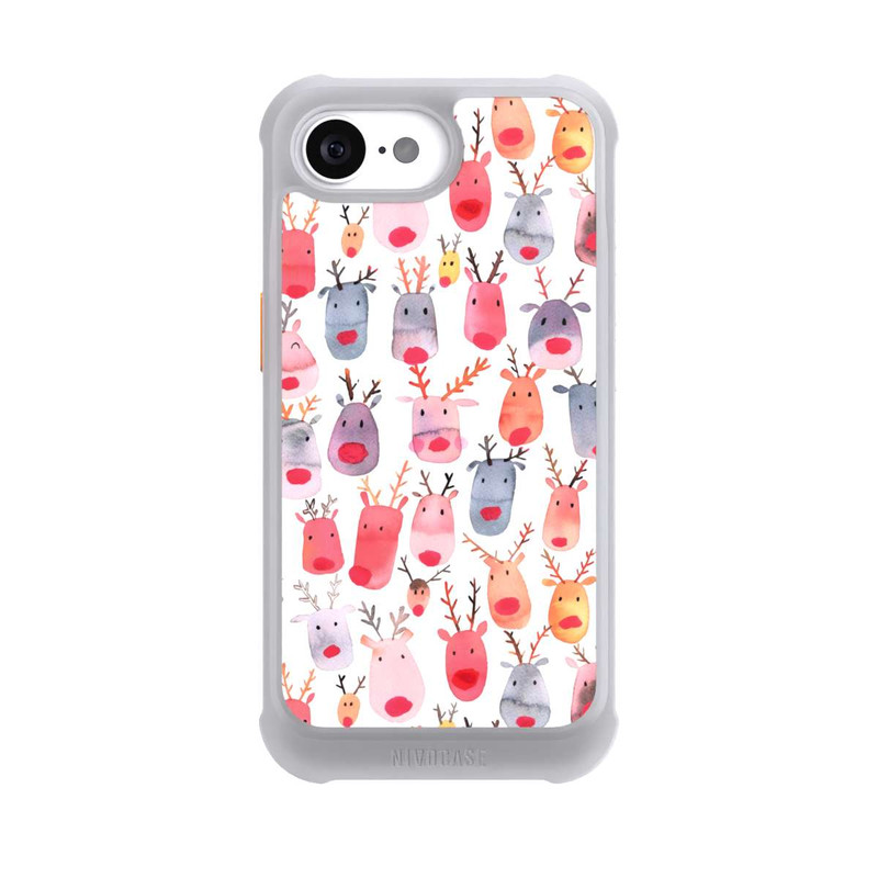 iPhone 16e NIVOmax  Niedliches Rentieraquarell