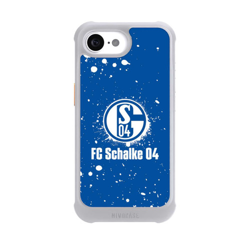Apple iPhone 16e NIVOmax Schalke 04 - Spraylogo