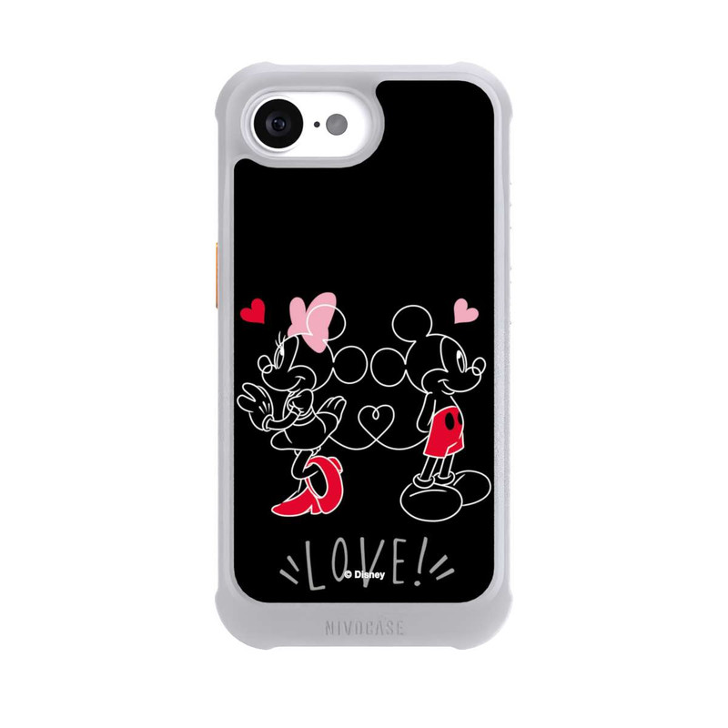 iPhone 16e NIVOmax Souris amoureuse noire