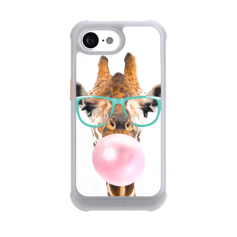 iPhone 16e NIVOmax Girafe avec chewing-gum