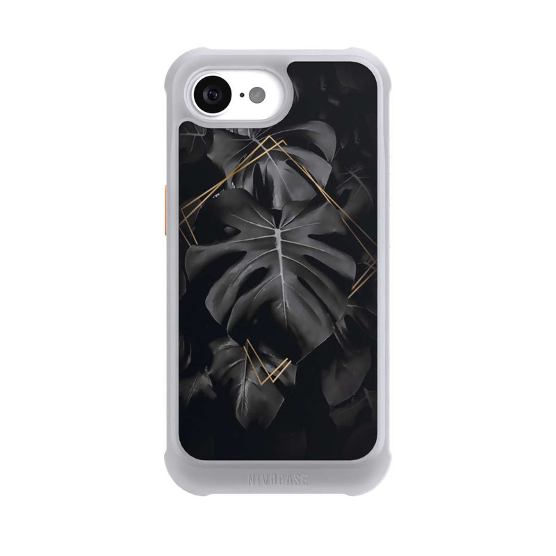 iPhone 16e NIVOmax Black Leaves