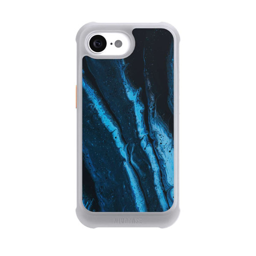 Apple iPhone 16e NIVOmax Blue oil texture