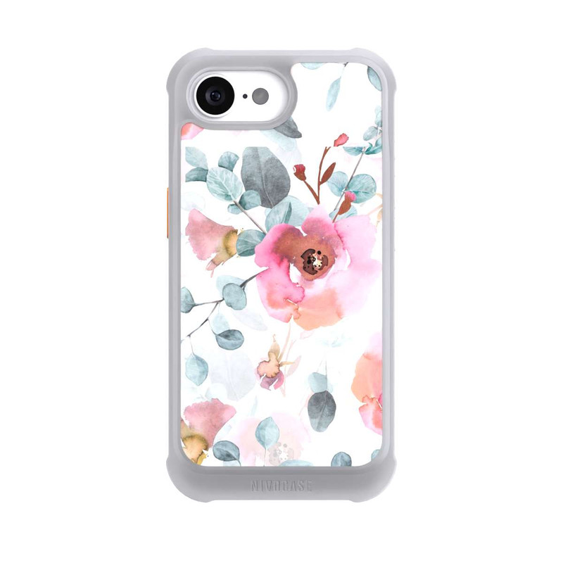 iPhone 16e NIVOmax Aquarell Blumentapete