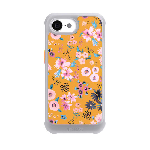Apple iPhone 16e NIVOmax Petites Fleurs Jaune Moutarde