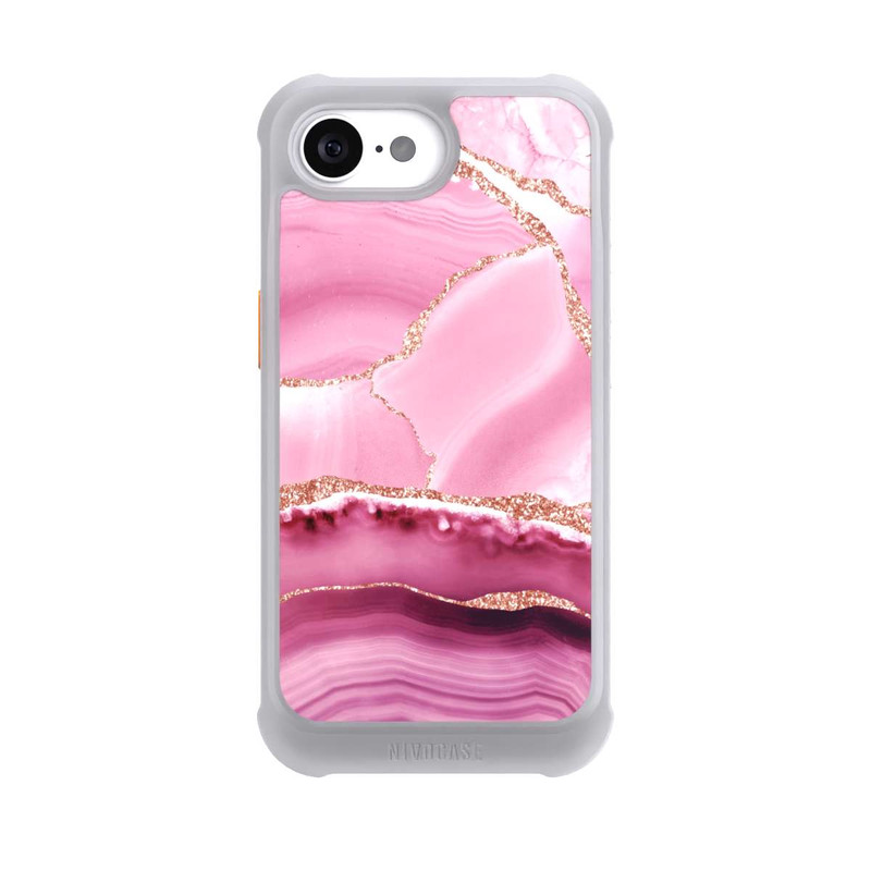 iPhone 16e NIVOmax Meerjungfrauen Pink Marmor