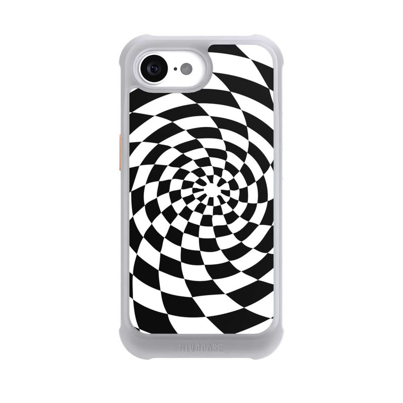 iPhone 16e NIVOmax Black and White Illusion