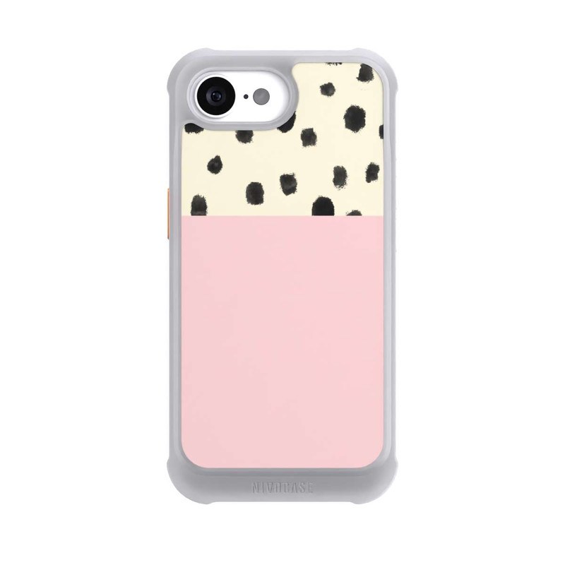 iPhone 16e NIVOmax Points et rose