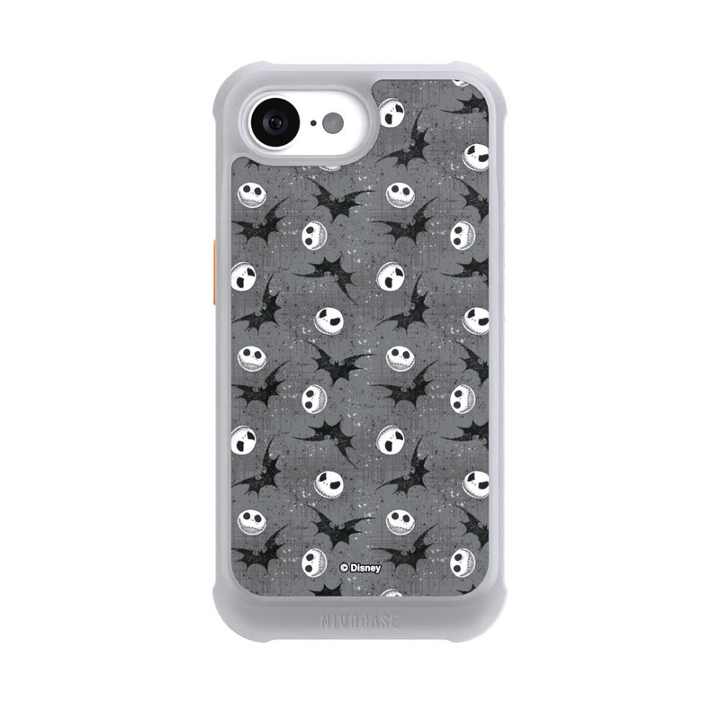 iPhone 16e NIVOmax Jack Grey Pattern Tim Burtons Nightmare before Christmas