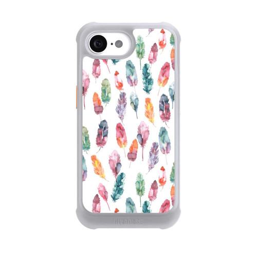 Apple iPhone 16e NIVOmax Boho Watercolor Feathers