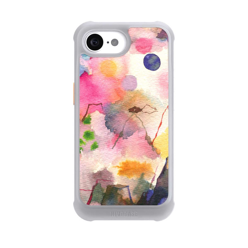 iPhone 16e NIVOmax Aquarell bunte Berge