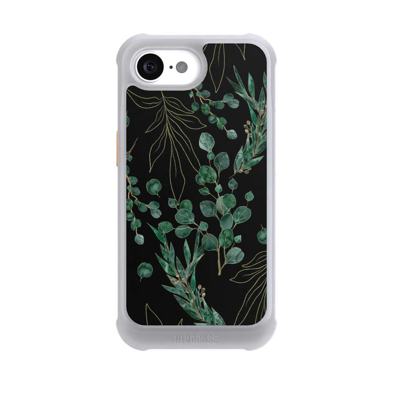iPhone 16e NIVOmax Eucalyptus Leaves black