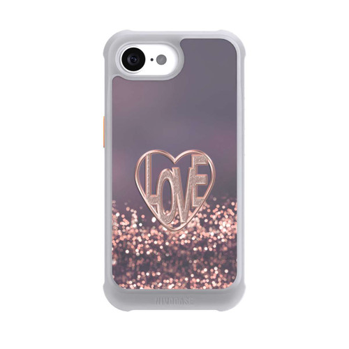 Apple iPhone 16e NIVOmax Love Glitter Pink