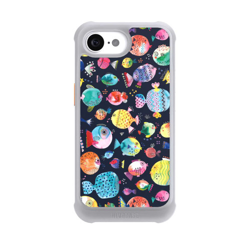 Apple iPhone 16e NIVOmax Plage Puffer poissons Enfant Marine