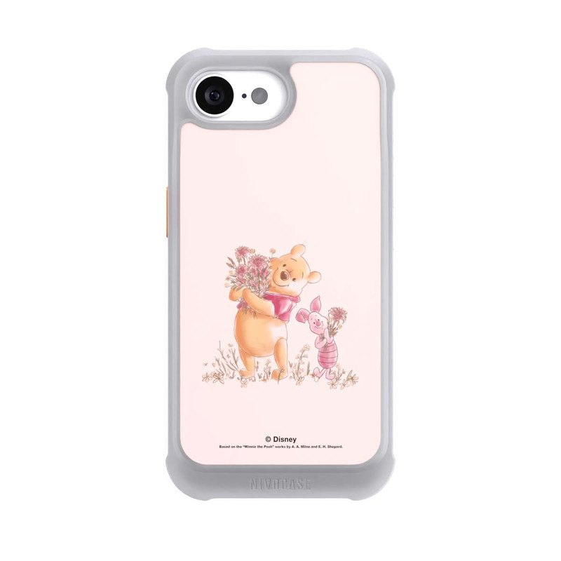 iPhone 16e NIVOmax Winnie Puuh and Ferkel Blumen