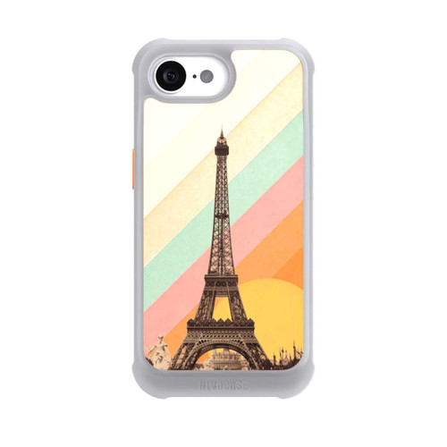 Apple iPhone 16e NIVOmax Eiffelturm Regenbogen