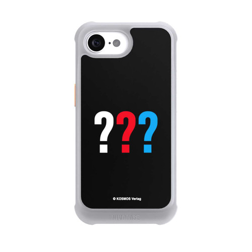 Apple iPhone 16e NIVOmax Drei Fragezeichen Logo