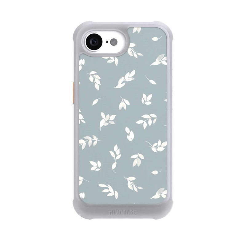 iPhone 16e NIVOmax Feuilles d'automne gris