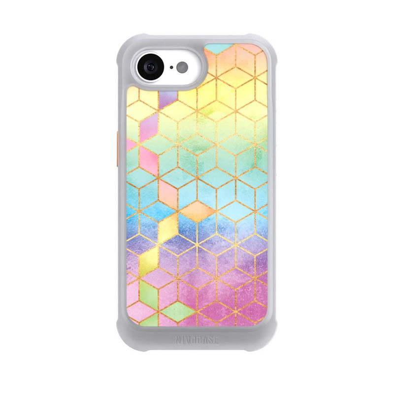 iPhone 16e NIVOmax Rainbow Cubes