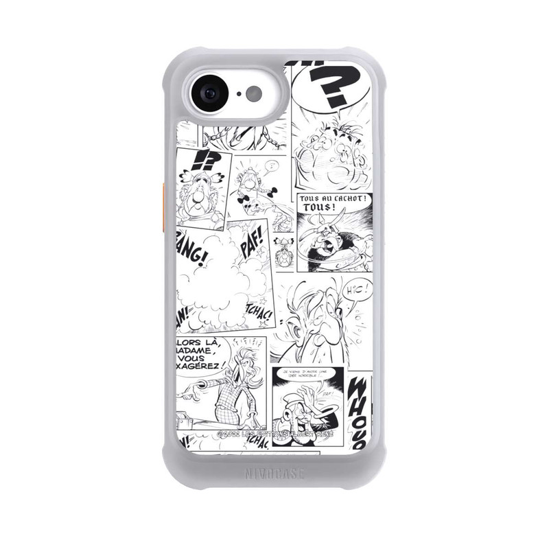 iPhone 16e NIVOmax BD Astérix Blanc & Noir
