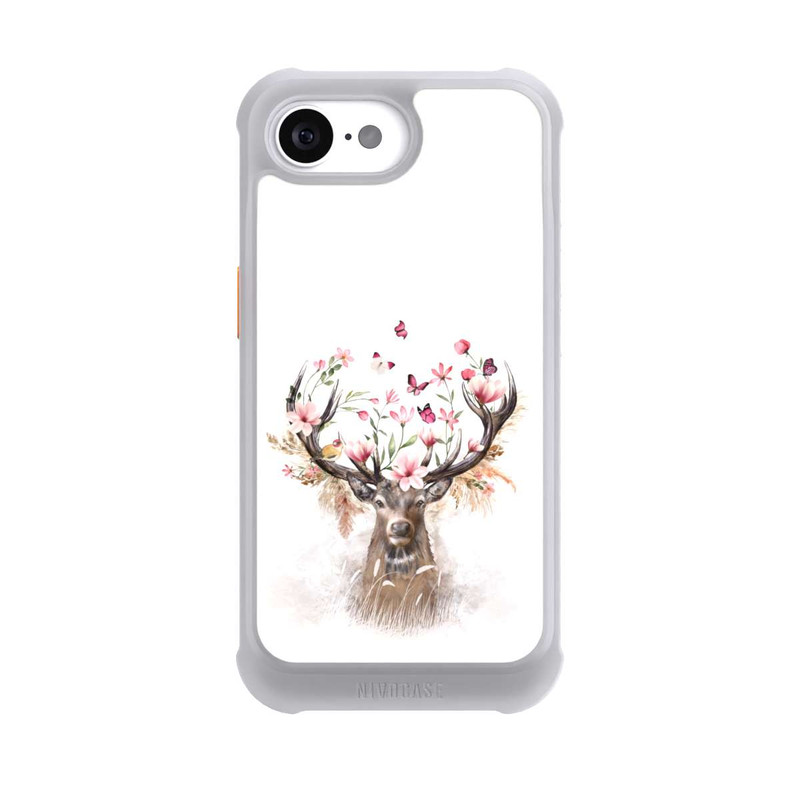 iPhone 16e NIVOmax Cerf & Fleurs