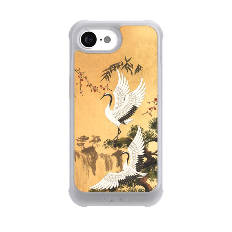 iPhone 16e NIVOmax Cranes Gold Japan 2