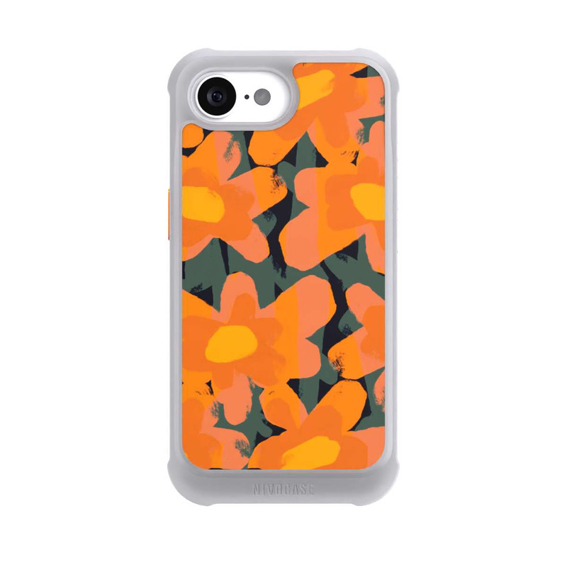 iPhone 16e NIVOmax Prairie Fleurie Orange