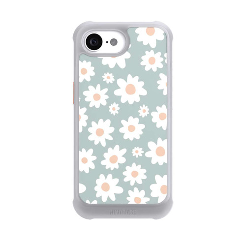 Apple iPhone 16e NIVOmax Daisy Flower Seamless Pattern Green