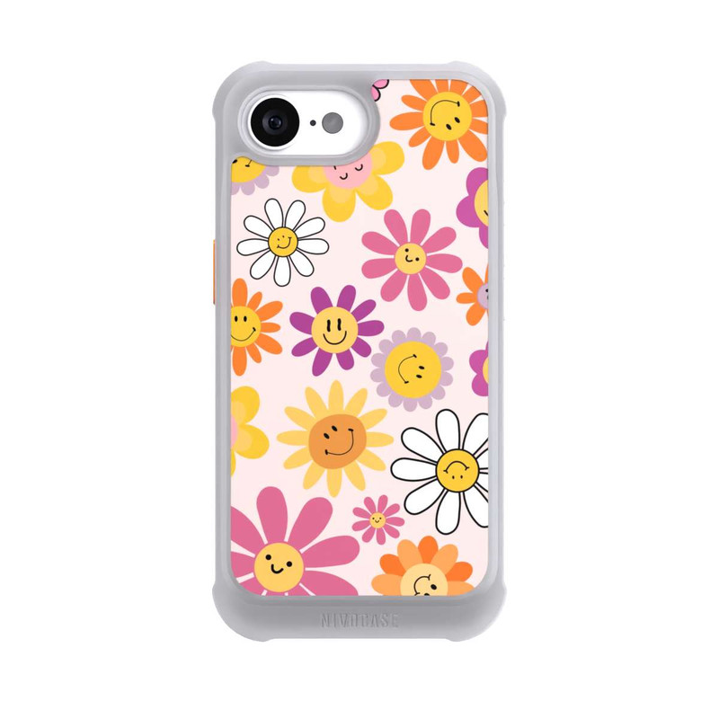 iPhone 16e NIVOmax Smiles Pink Flowers